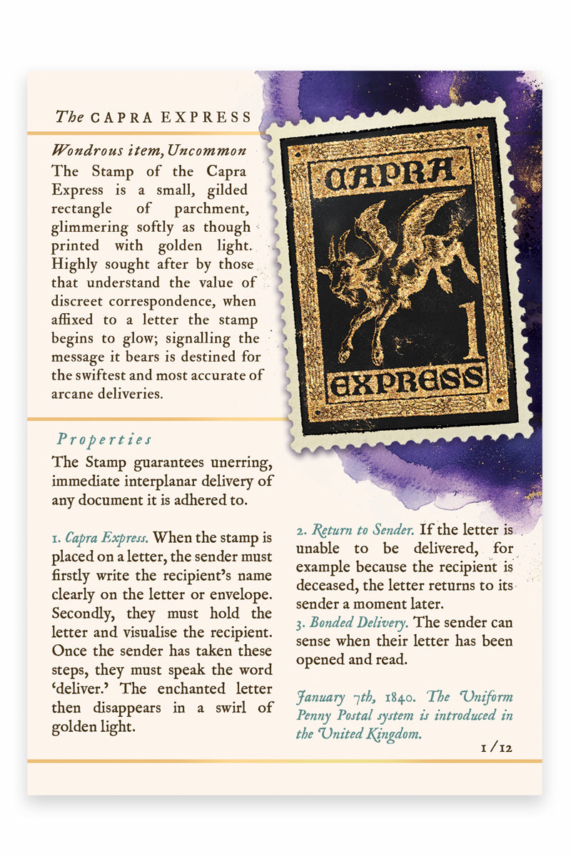 Capra Express - 1/12 Art Card