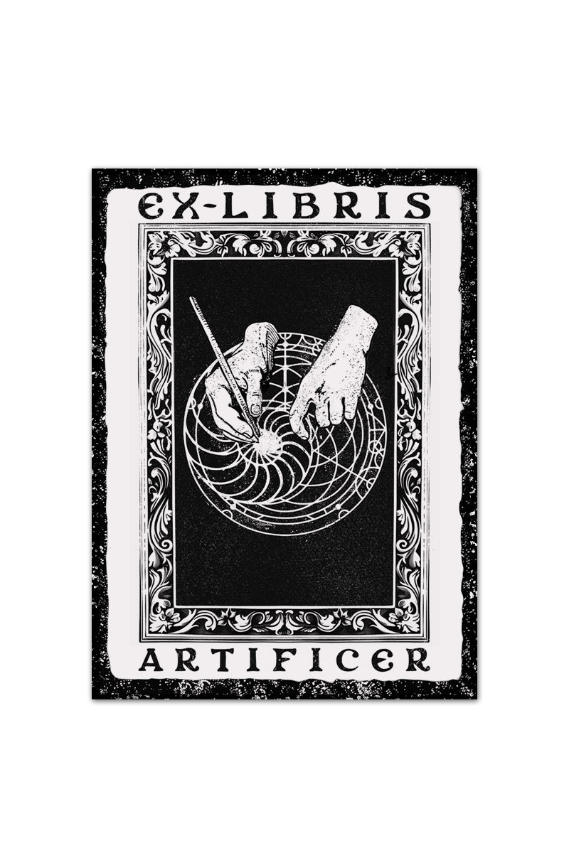 Ex Libris Artificer - Luxury Textured Paper Bookplate