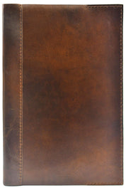 Ashwood A4 Leather Notebook Cover and Notebook - Classic Brown