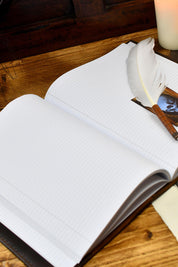 Ashwood A4 Leather Notebook Cover and Notebook - Classic Brown