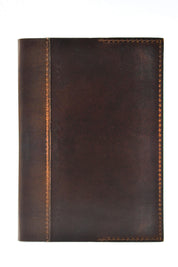 Ashwood A5 Leather Notebook Cover and Notebook - Classic Brown