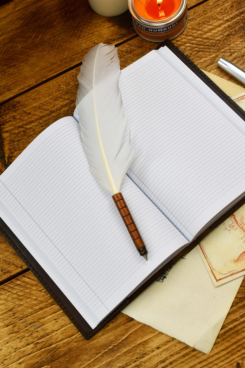 Ashwood A5 Leather Notebook Cover and Notebook - Classic Brown