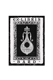 Ex Libris Bard - Luxury Textured Paper Bookplate