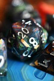 Bird of Paradise - Premium Sharp Edge Dice Set