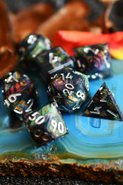 Bird of Paradise - Premium Sharp Edge Dice Set