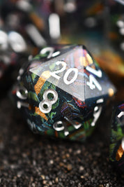 Bird of Paradise - Premium Sharp Edge Dice Set