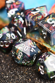 Bird of Paradise - Premium Sharp Edge Dice Set
