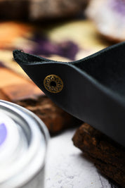 Midnight Black Handmade Dice Tray