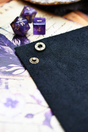 Midnight Black Handmade Dice Tray