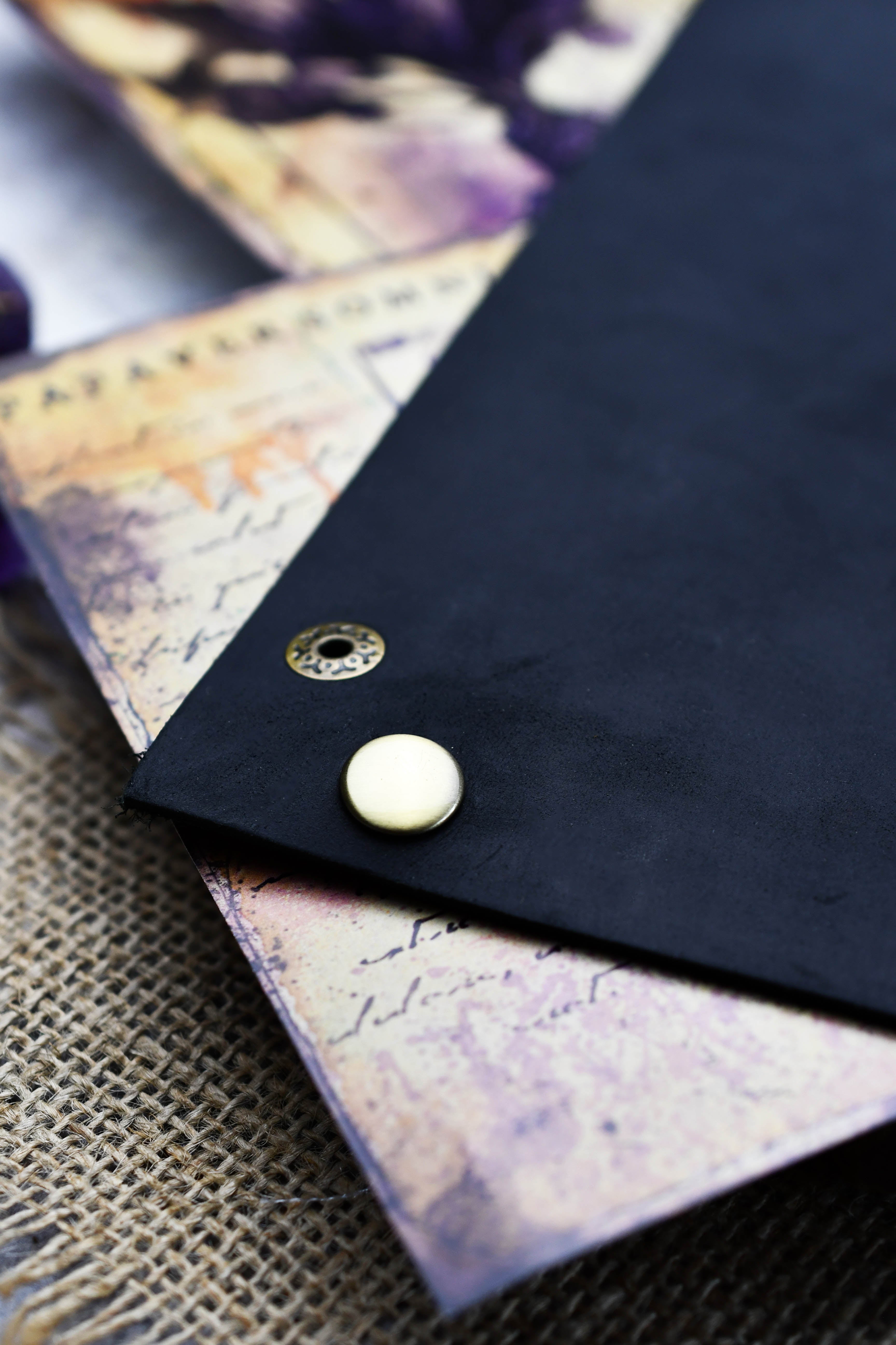 Midnight Black Handmade Dice Tray