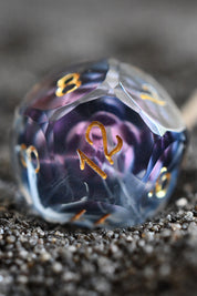 Black Lotus - Premium Sharp Edge Jewel-Cut Dice Set