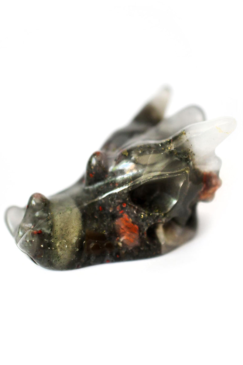 Bloodstone Dragon Skull