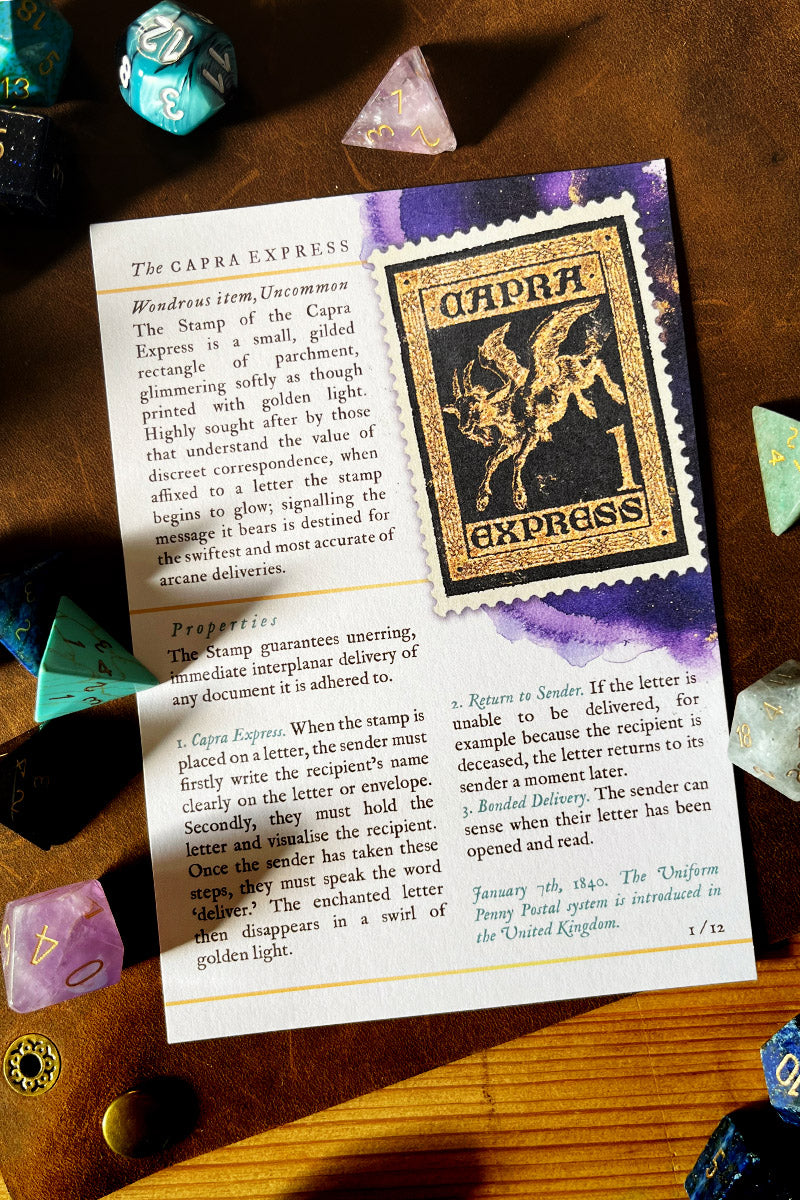 Capra Express - 1/12 Art Card