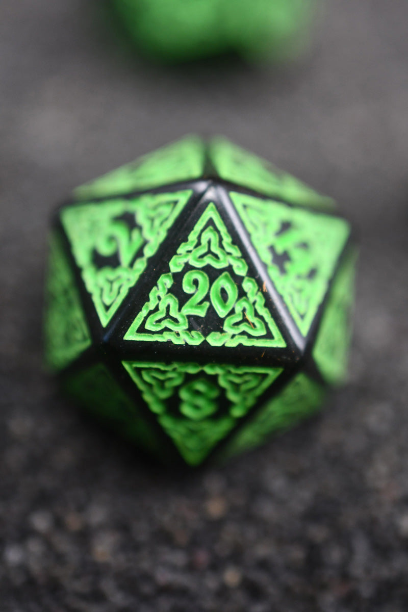 Celtic Shards - Acrylic Dice Set