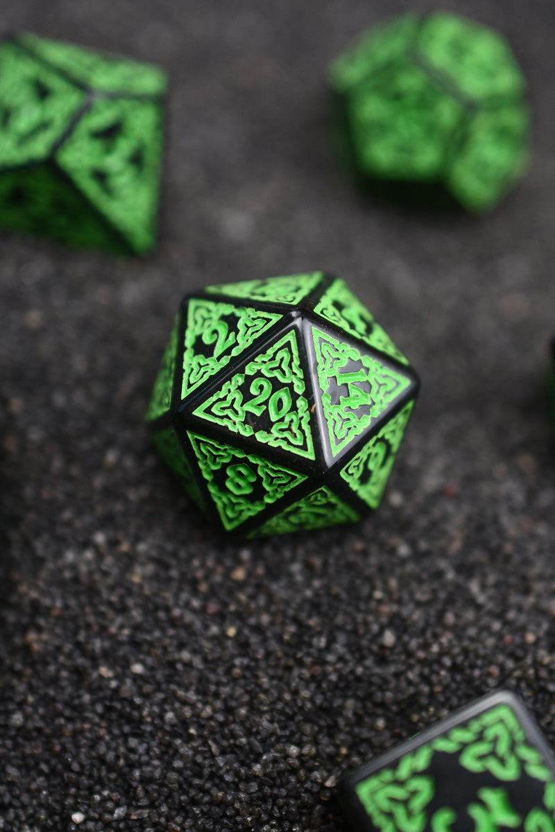 Celtic Shards - Acrylic Dice Set