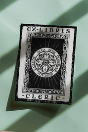 Ex Libris Cleric - Luxury Textured Paper Bookplate
