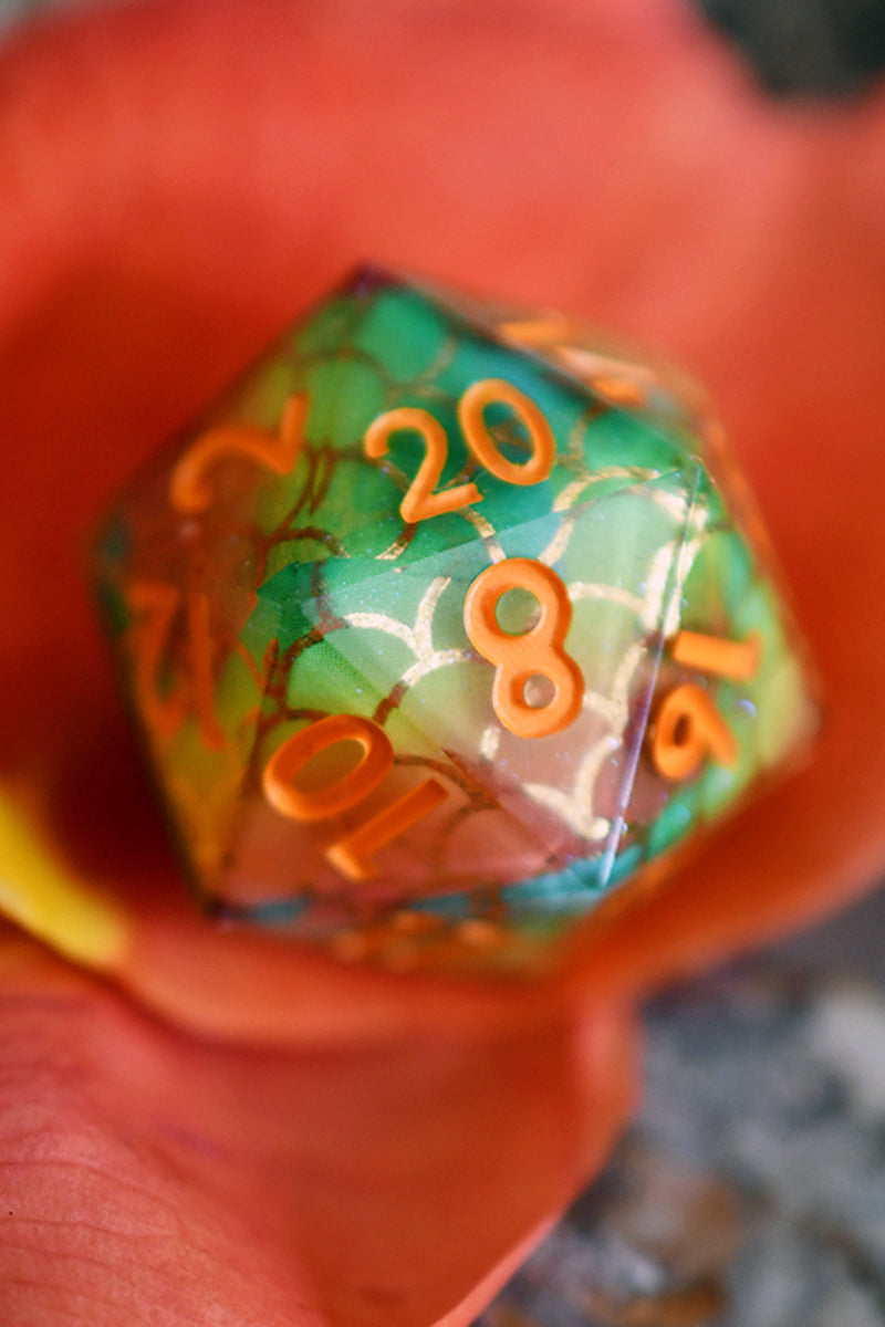 King Cobra - Premium Sharp Edge Dice Set