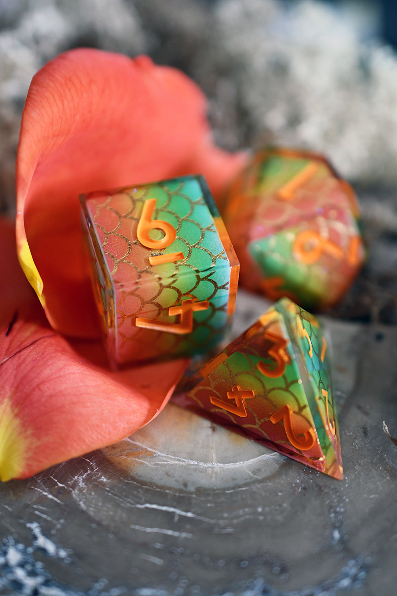 King Cobra - Premium Sharp Edge Dice Set