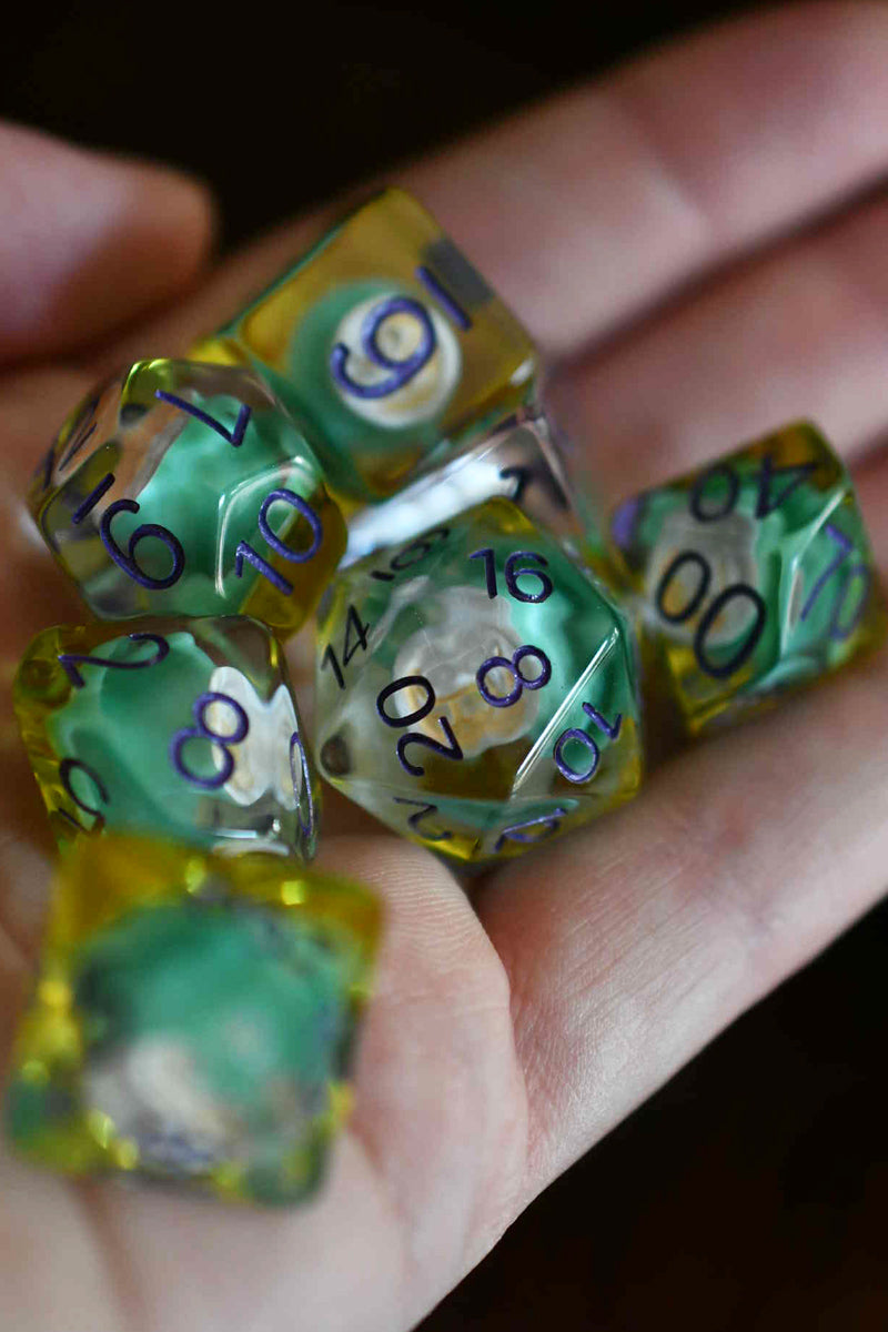Coffee Time - Acrylic Dice Set