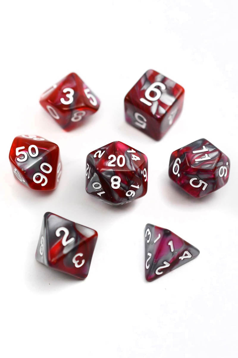 Crimson Rite - Acrylic Dice Set