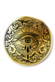 Defense Against the Evil Eye - Metallic Gold Sticker