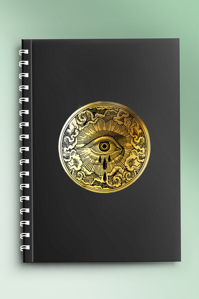 Defense Against the Evil Eye - Metallic Gold Sticker
