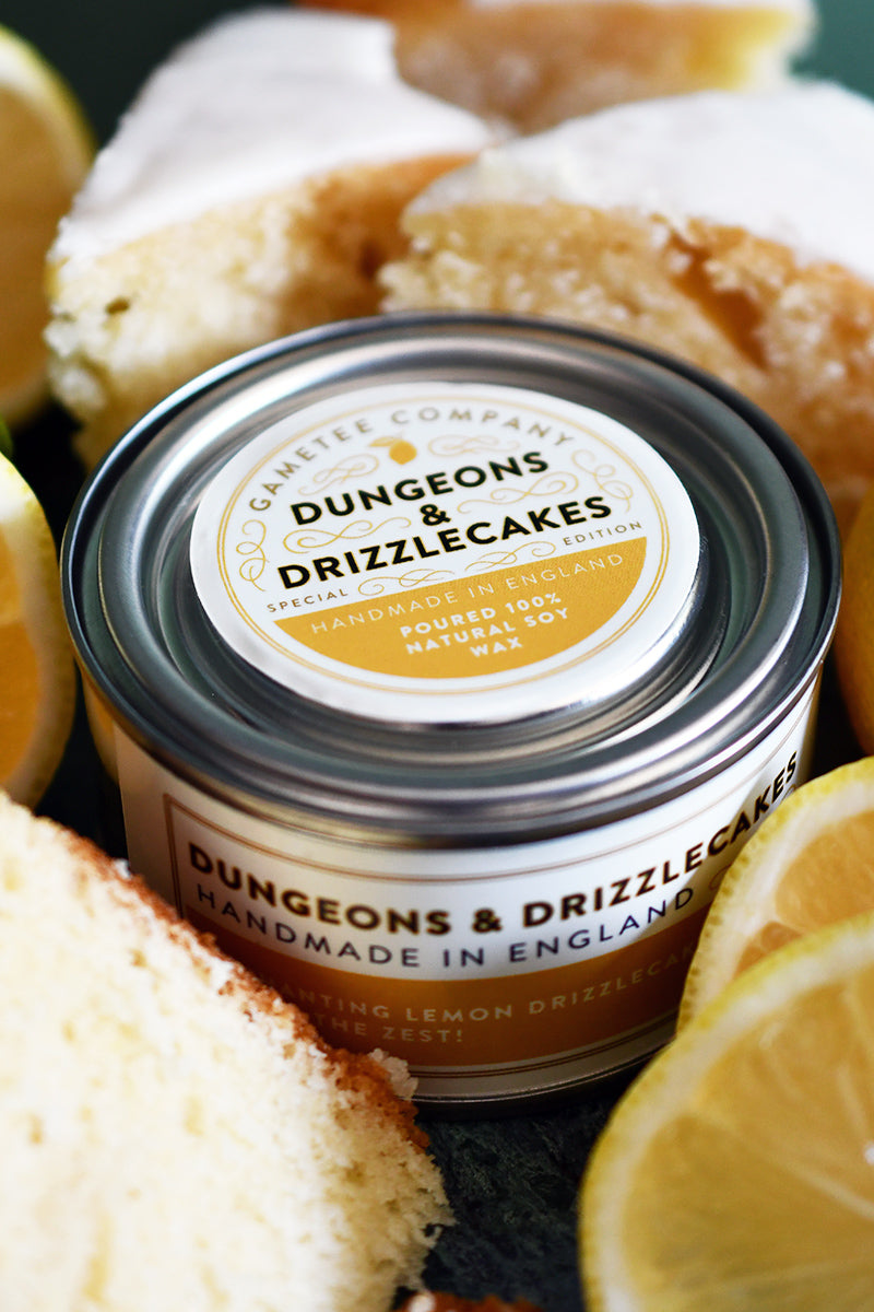 Dungeons & Drizzlecakes - Gaming Candle