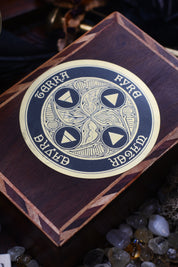 Elements of Alchemy - Metallic Gold Sticker