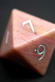 Fossilised Rosewood Gemstone Dice Set