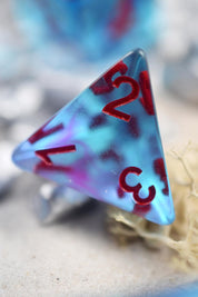 Blue Blaze - Acrylic Dice Set