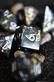 Goldrush - Premium Sharp Edge Dice Set