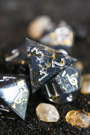 Goldrush - Premium Sharp Edge Dice Set