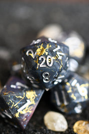 Goldrush - Premium Sharp Edge Dice Set