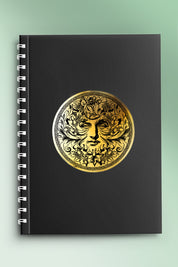 Green Man - Metallic Gold Sticker