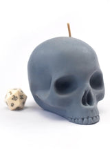 Bergamot Scented Skull Candle