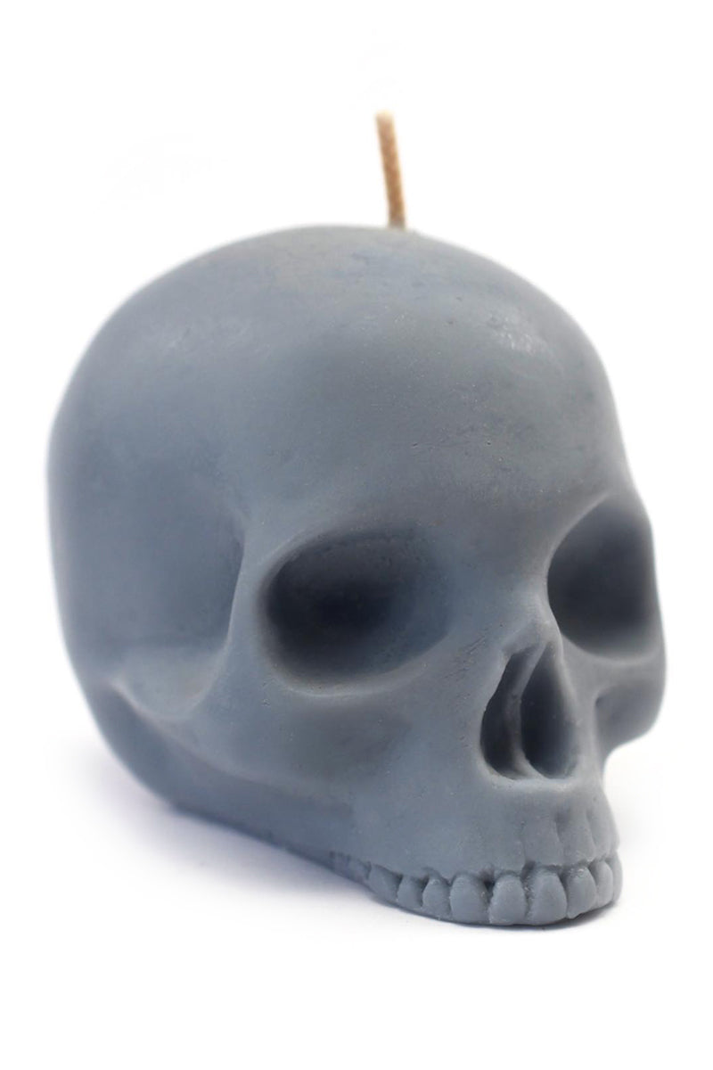 Bergamot Scented Skull Candle