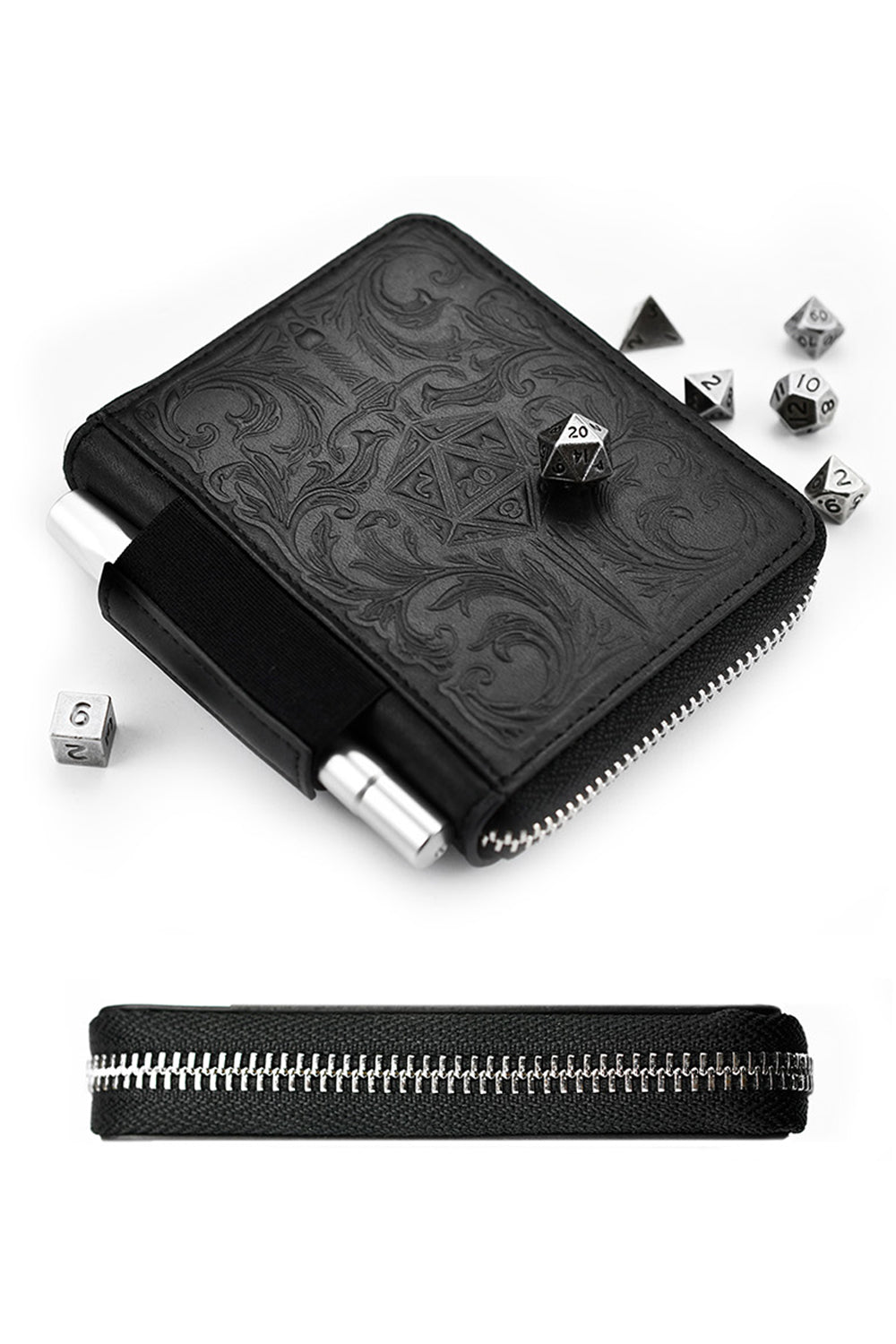 The World's Finest Wallet of Holding - Dagger & Dice Brown