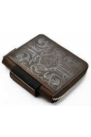 The World's Finest Wallet of Holding - Dagger & Dice Brown