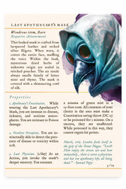 The Last Apothecary's Mask - 3/12 Art Card
