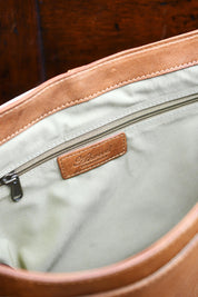 Adventurer's Satchel - Luxury Tan Leather Messenger Bag