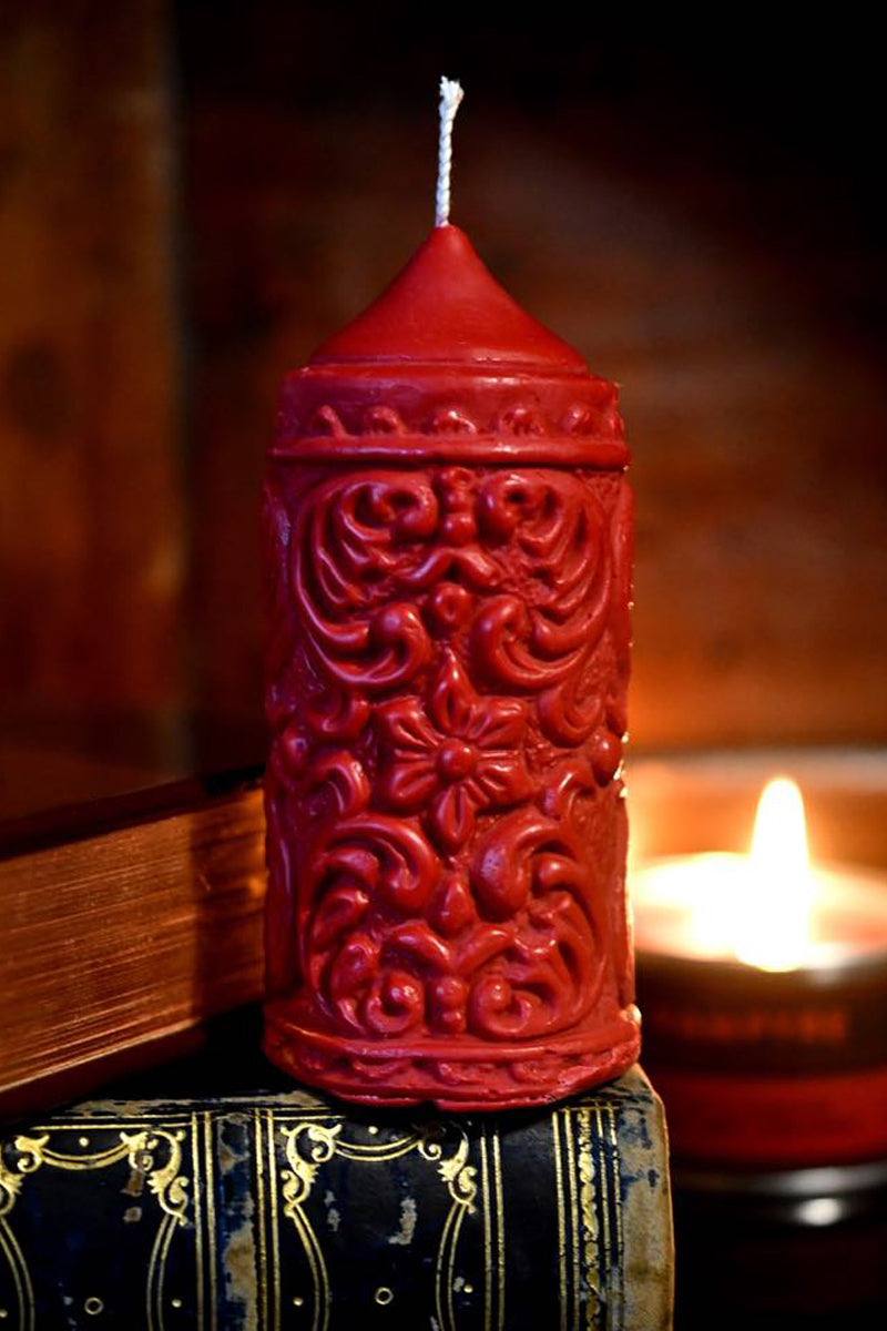 Pale Elf - Blood Red Gothic Candle