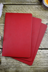 Moleskine Cahier 3-Pack Red Ruled - Large
