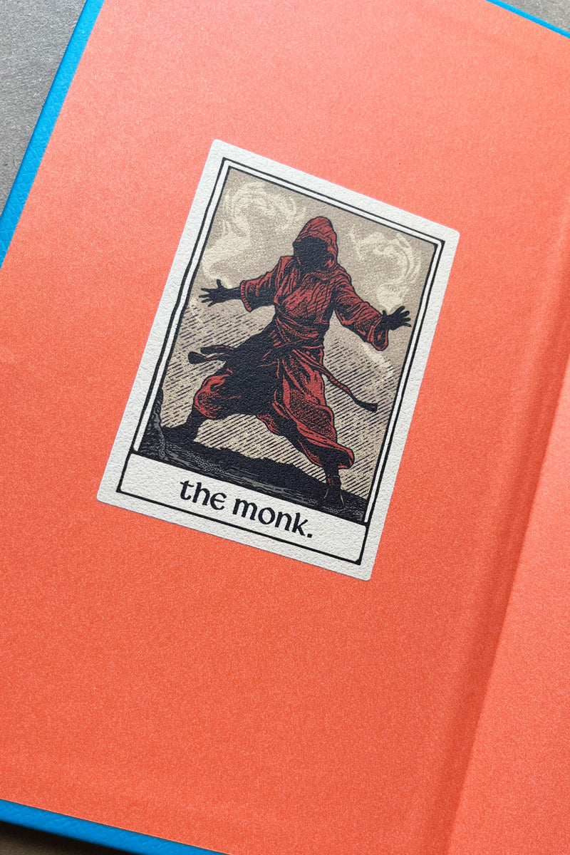 Monk - Tarot Inspired Textured Sticker