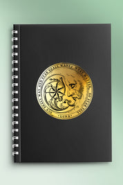 Luna - Metallic Gold Sticker