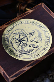 Luna - Metallic Gold Sticker