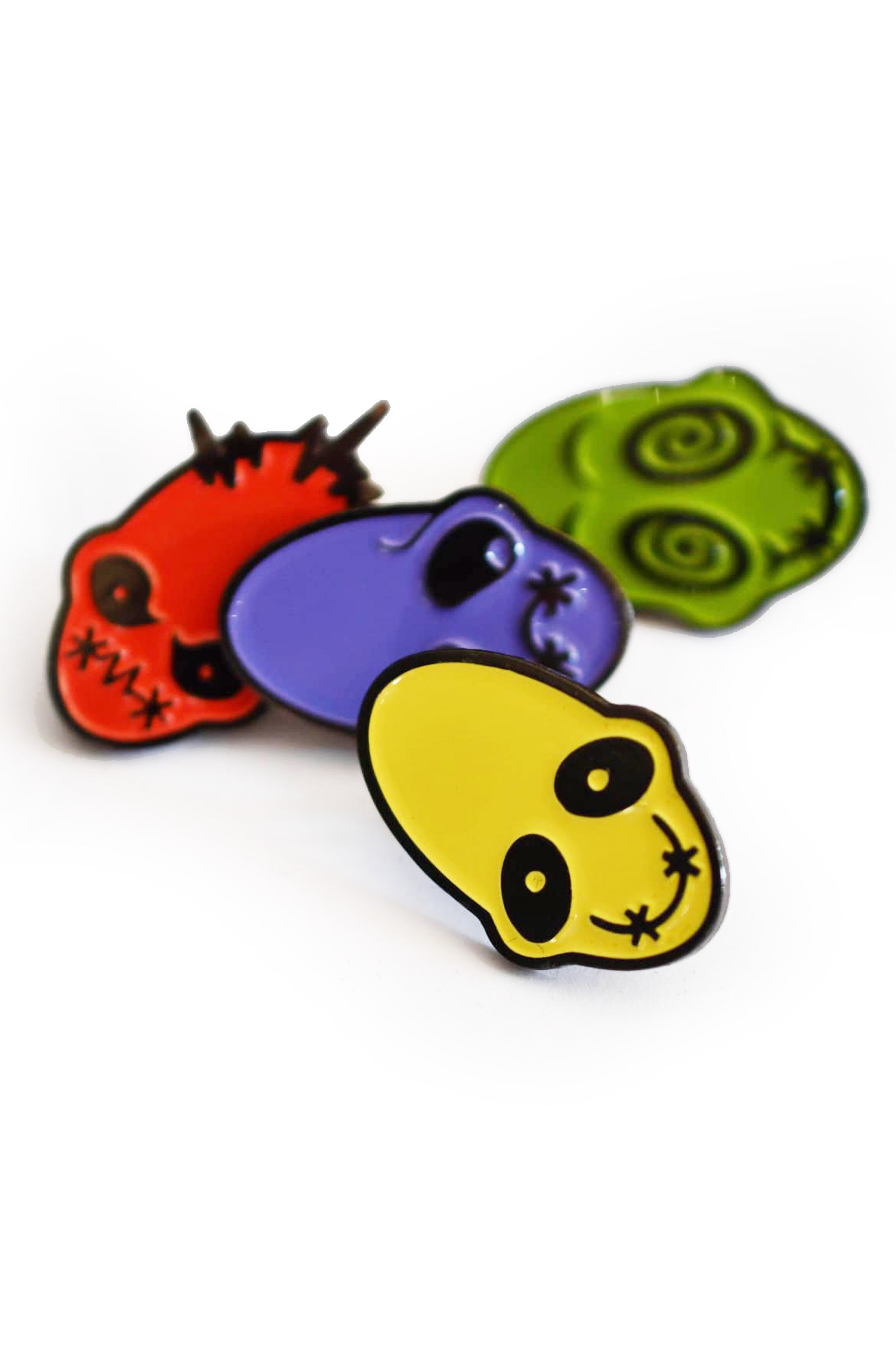 Oddworld - Mudokon Enamel Badge Set