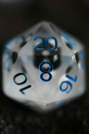 Black Mushrooms - Acrylic Dice Set