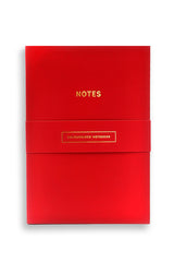 Red Colourblock A5 Notebook