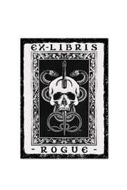 Ex Libris Rogue- Luxury Textured Paper Bookplate