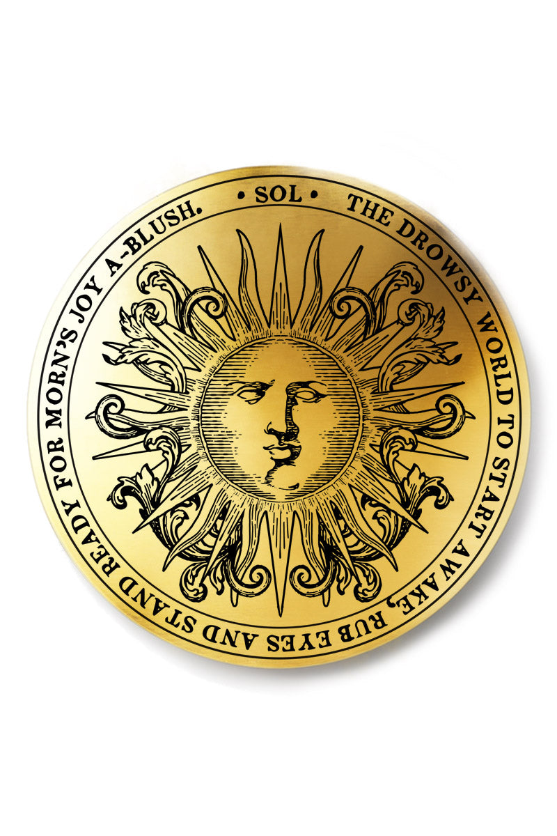 Sol - Metallic Gold Sticker